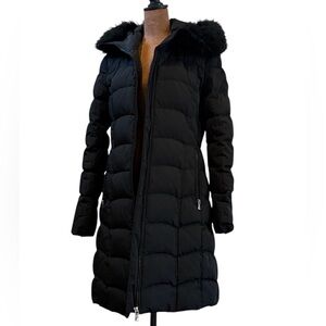 ❄️ Calvin Klein Black long puffer coat - XS like new!! ❄️